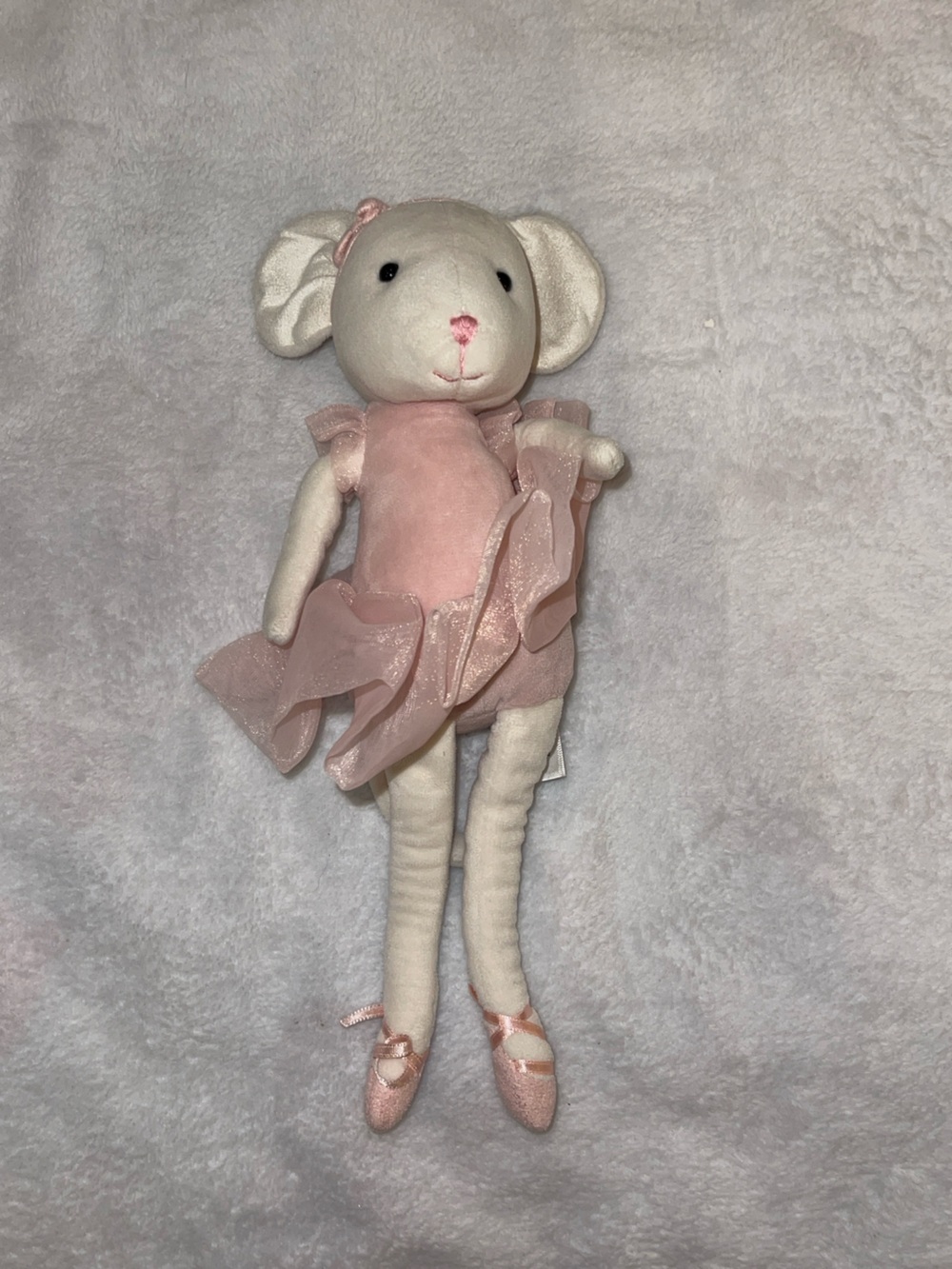 Jellycat Etoile Ballerina Mouse Plush Pink Tutu Ballet Shoes Retired Rare HTF